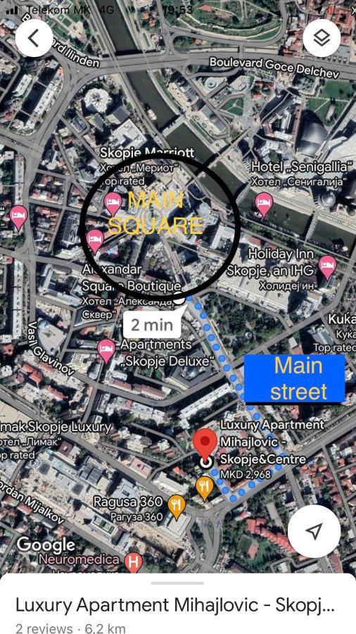 Mihajlovik Lux Apartment In Heart Of Skopje Luaran gambar